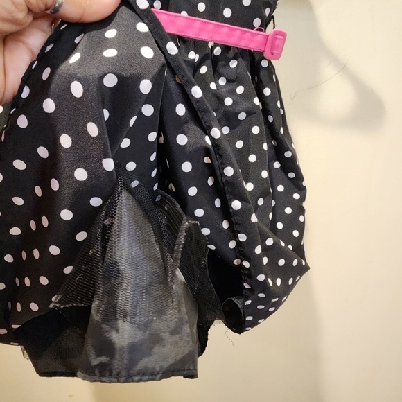 Good Lad Polka Dot Black and white baby's dress size 18M - Picture 7 of 11